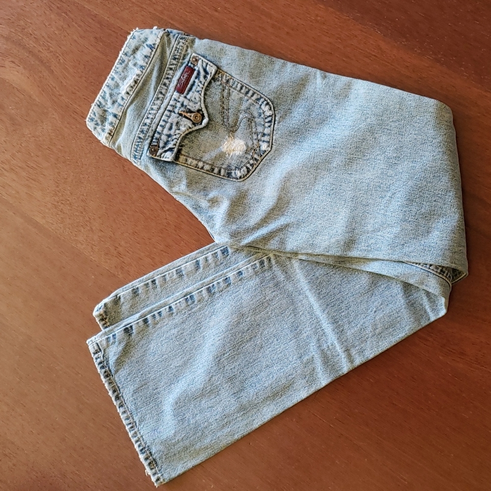 Silver Y2K Jeans